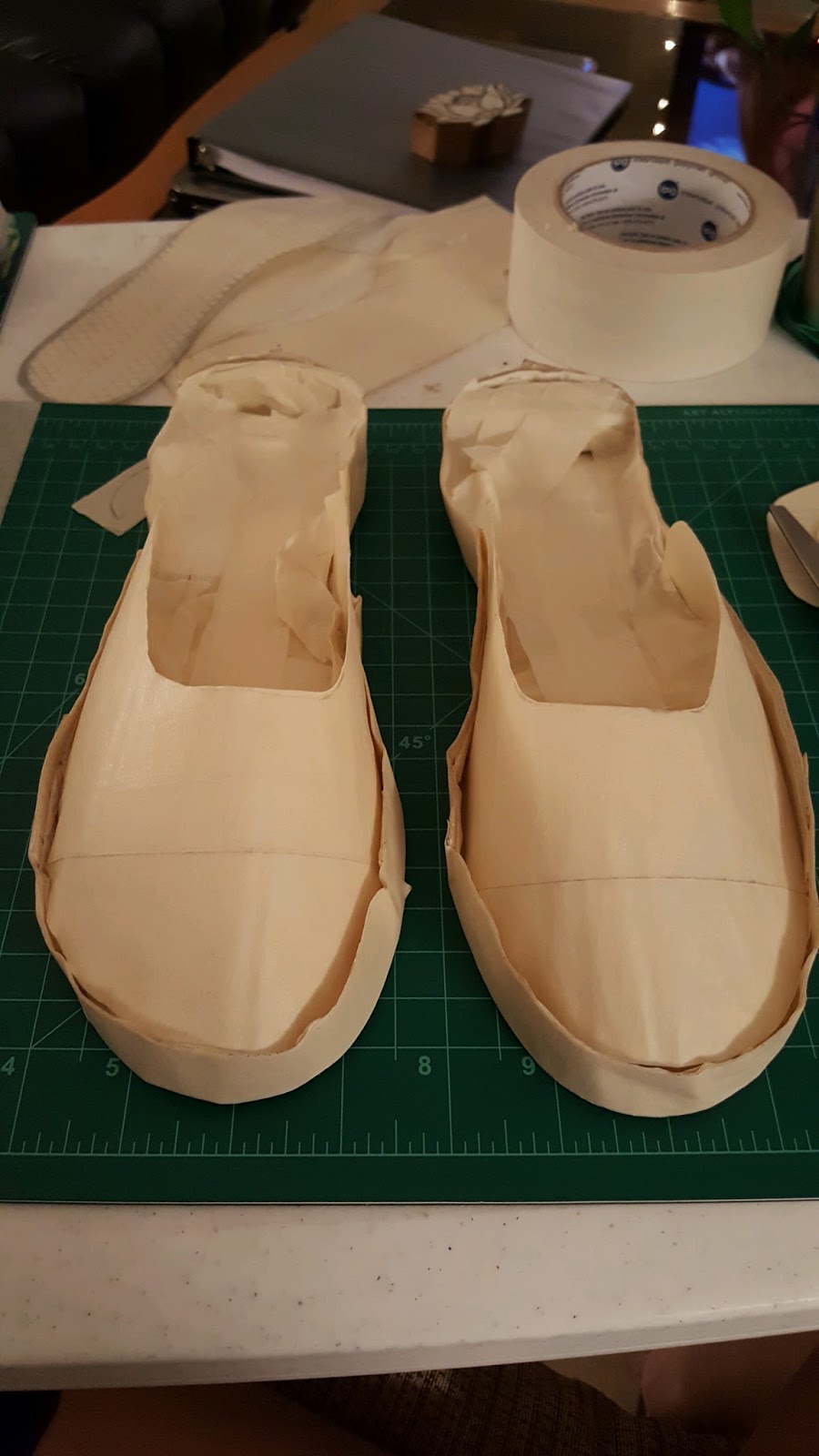 Art 3D Projects Project 1 Masking Tape Shoes
