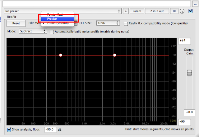 Audacity noise removal settings