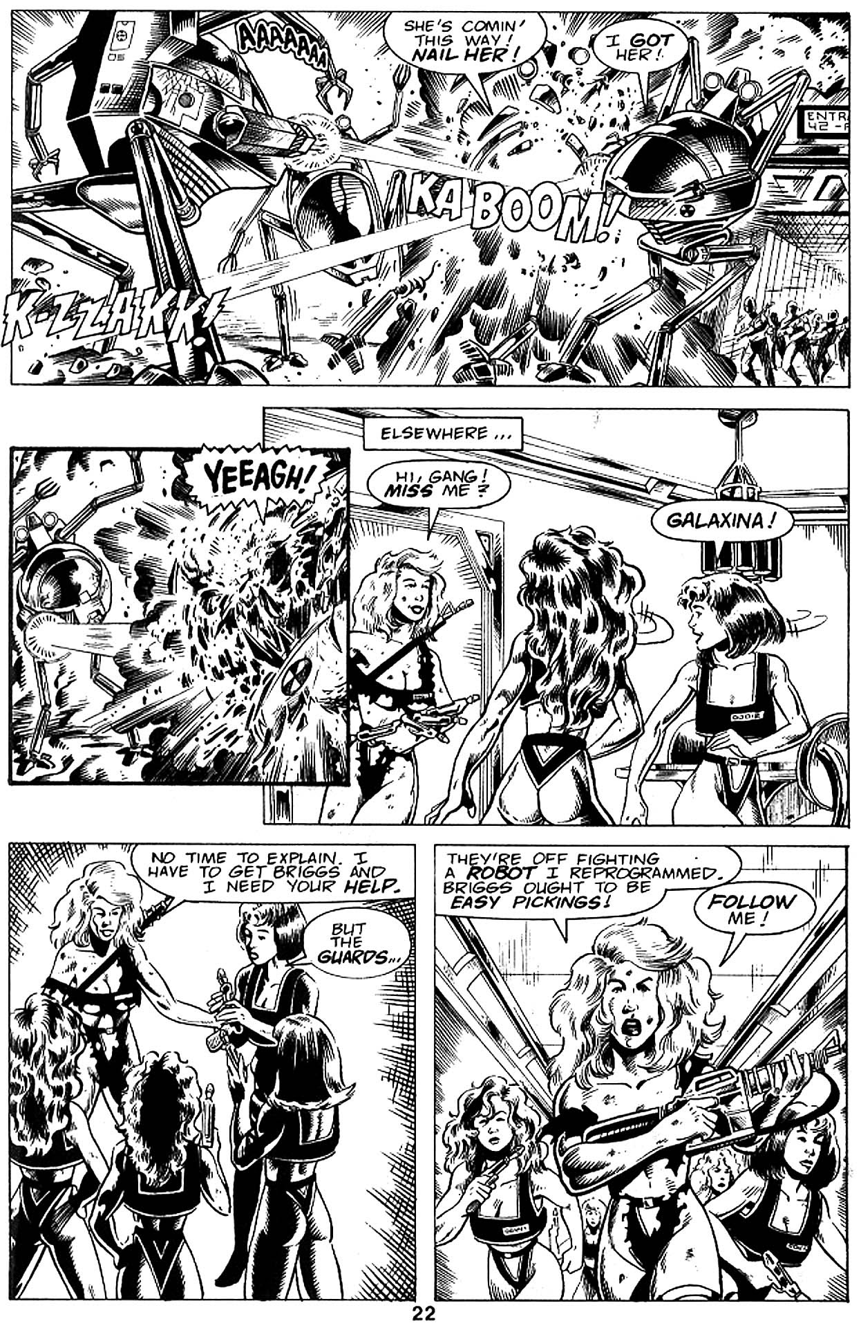 Read online Galaxina comic -  Issue #2 - 25