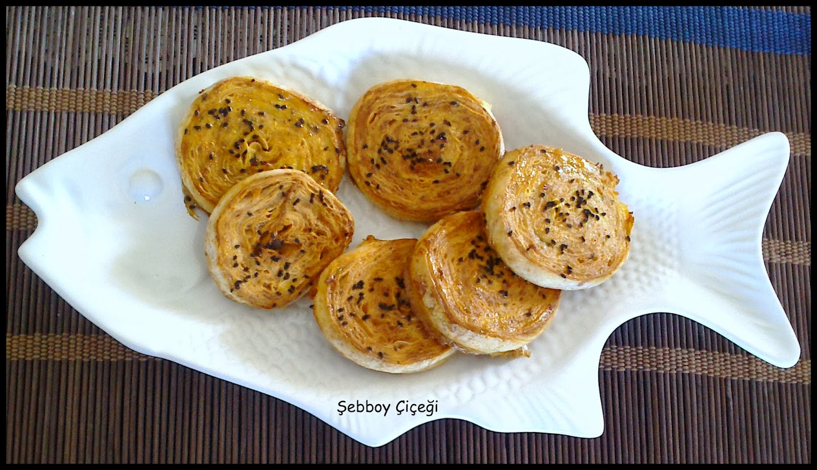 Şebboy Çiçeği Patatesli Rulo Börek