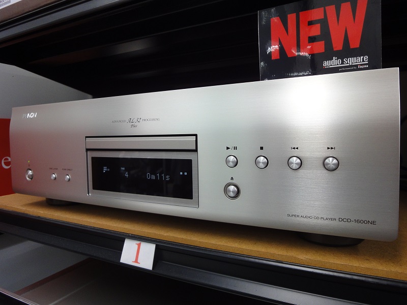 audio square fujisawa: 【展示機導入】DENONの新型SACDプレーヤー『DCD-1600NE』の展示を開始しました。