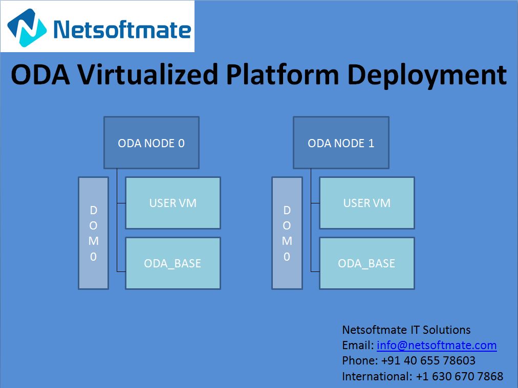 Netsoftmate Technical Blog Oracle Database Appliance Virtualized