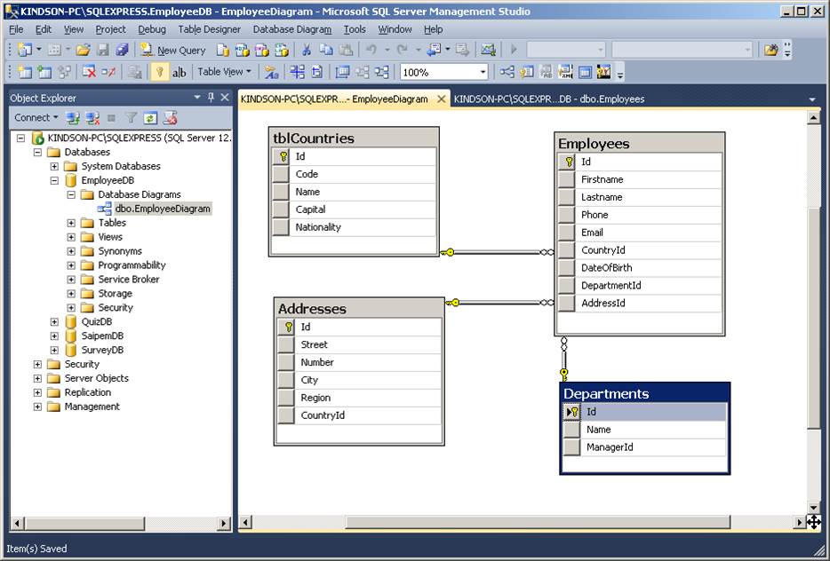 RESTful Web Services Tutorial 5 - Create Employee Database in MS SQL ...