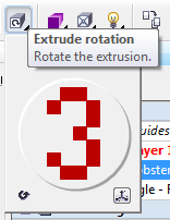 Mengenal Tool Extrude Pada CorelDRAW