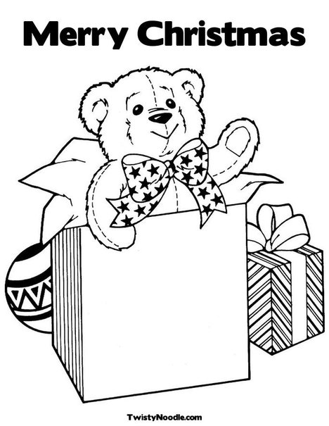 Coloring Pages Christmas Presents