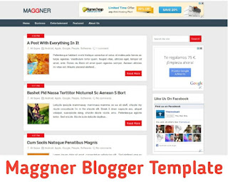 Maggner Blogger Template