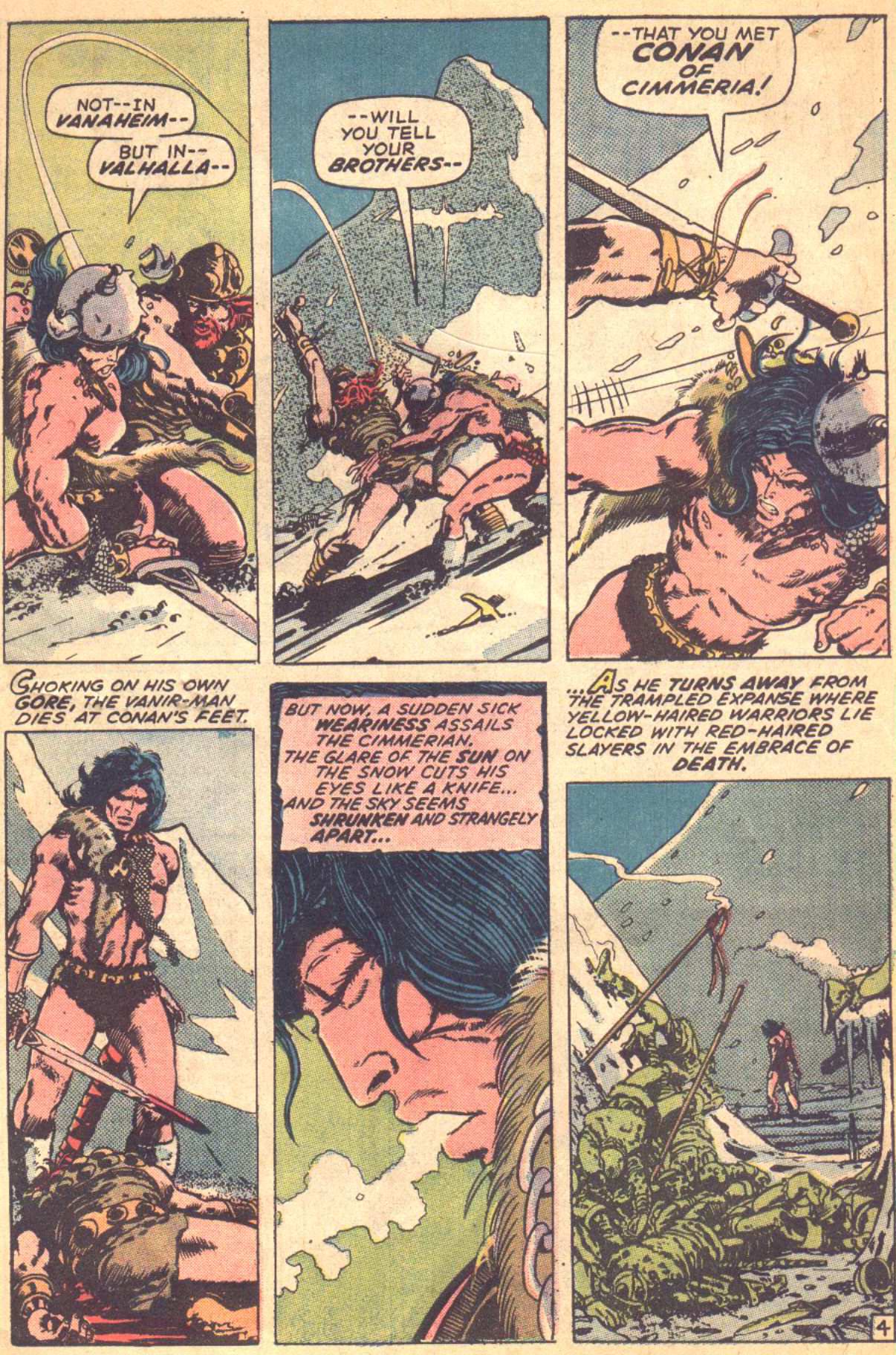 Read online Conan the Barbarian (1970) comic -  Issue #16 - 4