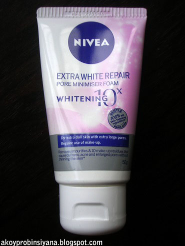 nivea extra white facial foam