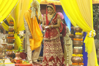 Bhojpuri Actress Monalisa gets married to boyfriend Bhojpuri Actor Vikrant Singh on 18th January 2017 in Bigg Boss 10 House.