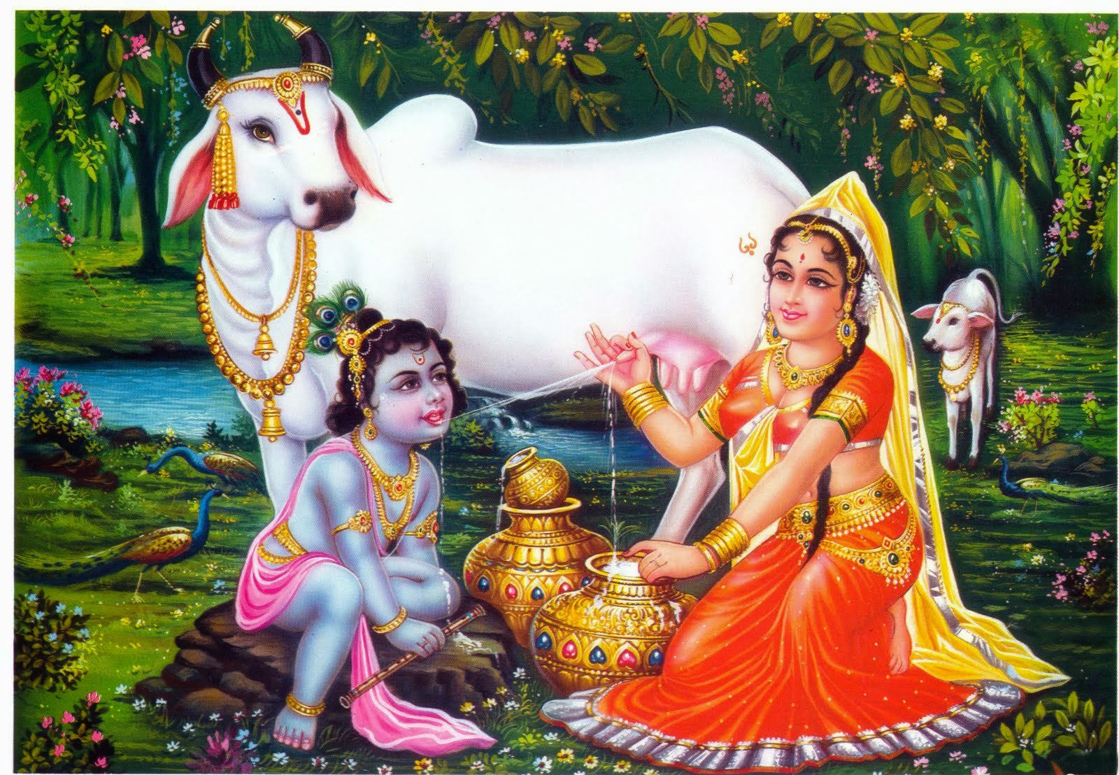 Lord Krishna HD Wallpaper ~ Gods Paradise
