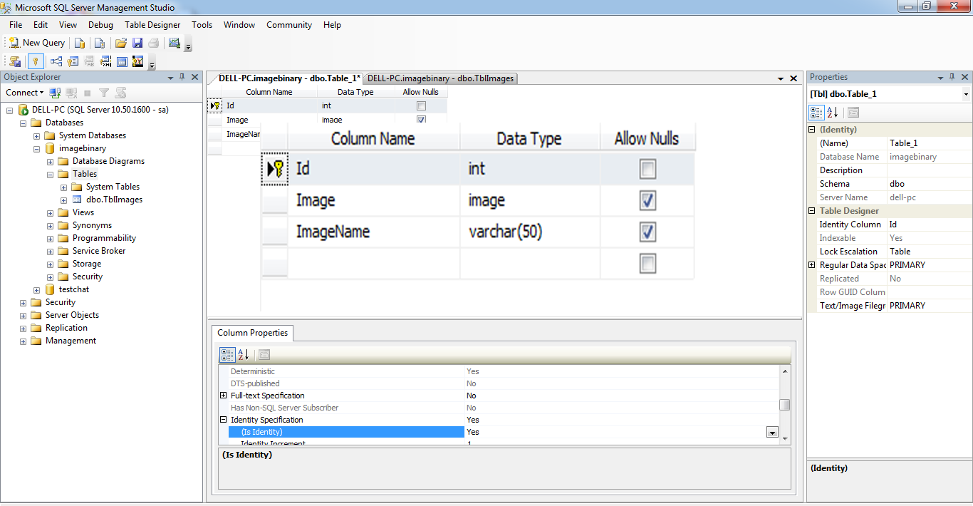 DotNet Developer: Insert and Retrieve Image from Database (Sql Server ...