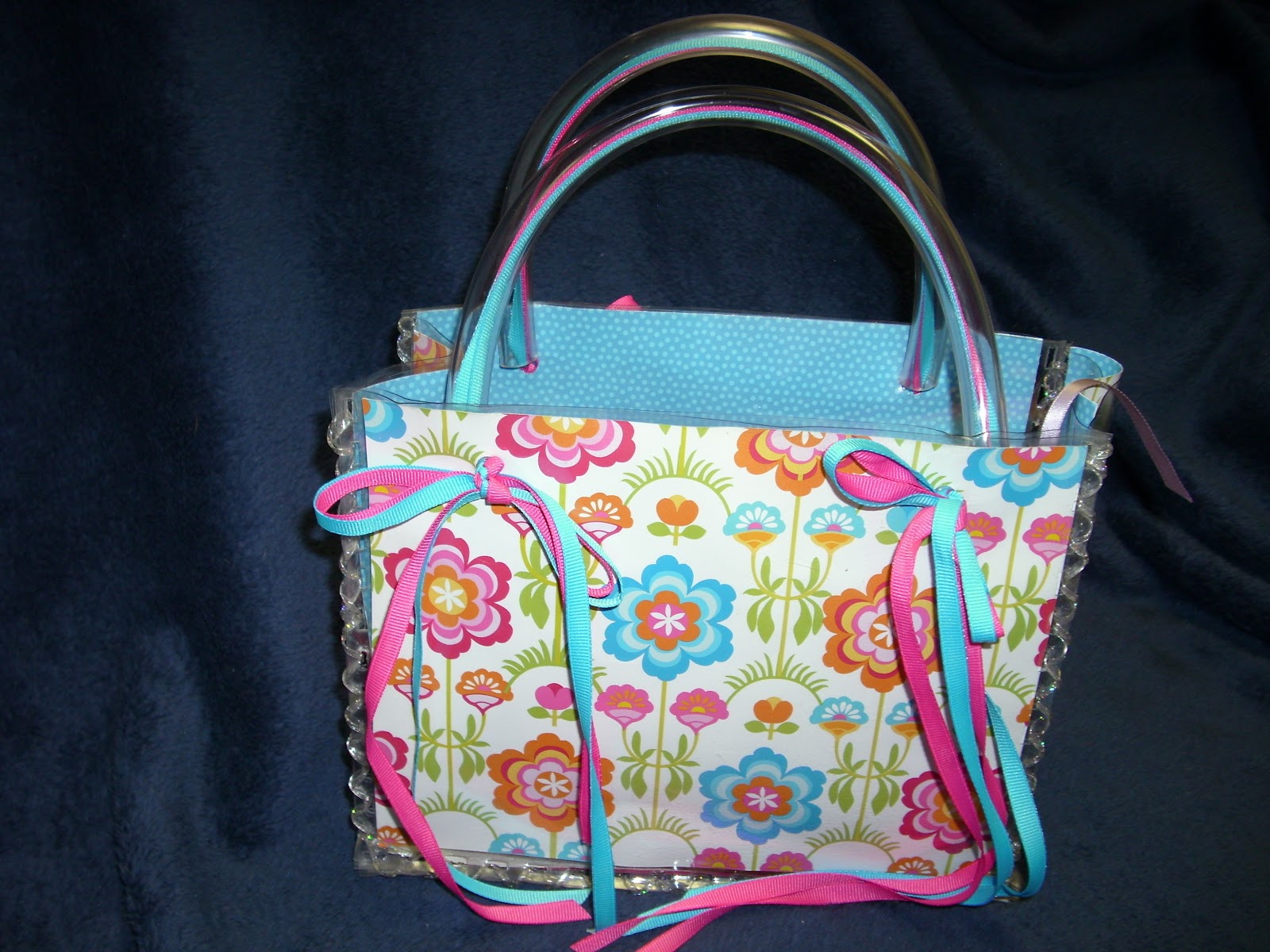 Value-able Ideas: Ribbons and Vinyl Scripture Bag