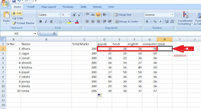 How to Set Formula in excel ...excel sheet me formula set kaise kare ...