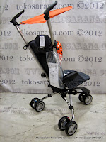 Kereta Bayi LightWeight CocoLatte CL08 iSport - Polkadot Orange