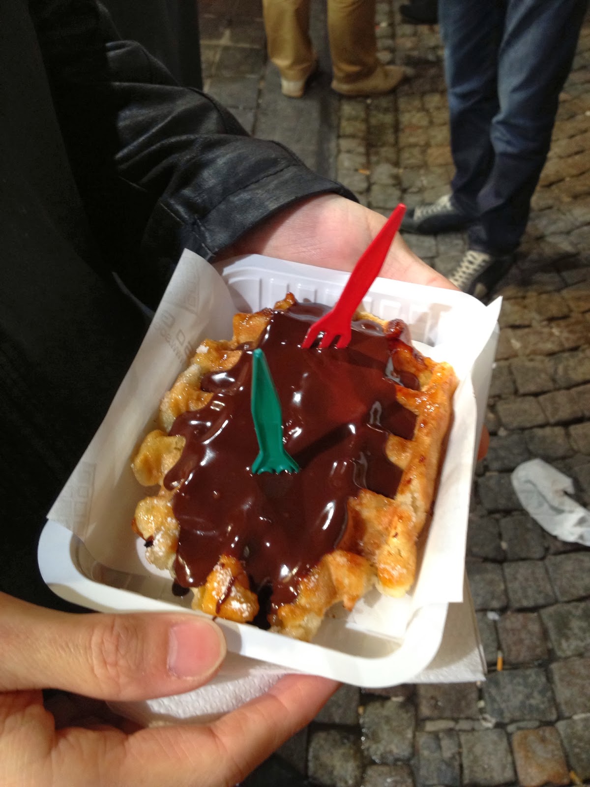 Brussels - Waffle with nutella
