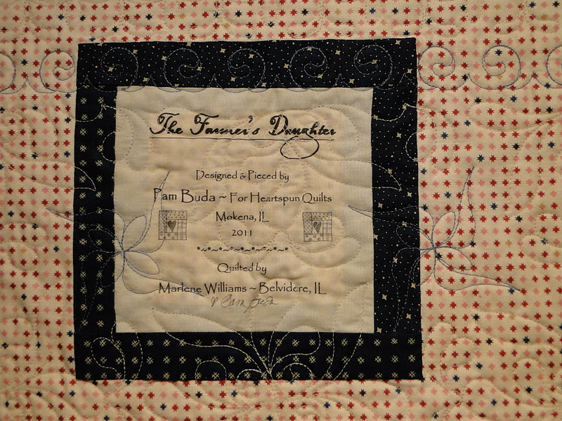 Heartspun Quilts Pam Buda Framing Finishing Quilt Labels