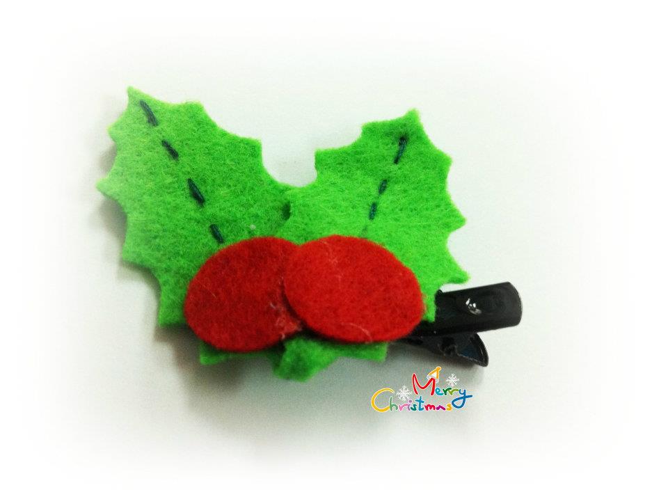Lovely Box diy Christmas Hair Clips
