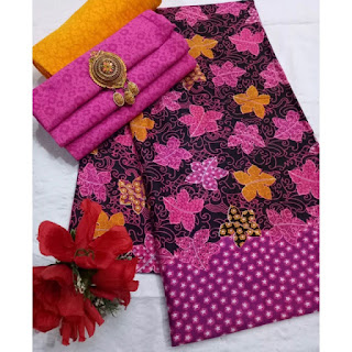 Kain Batik dan Embos 472a1 Pink Kain Batik dan Embos 472a1 Pink