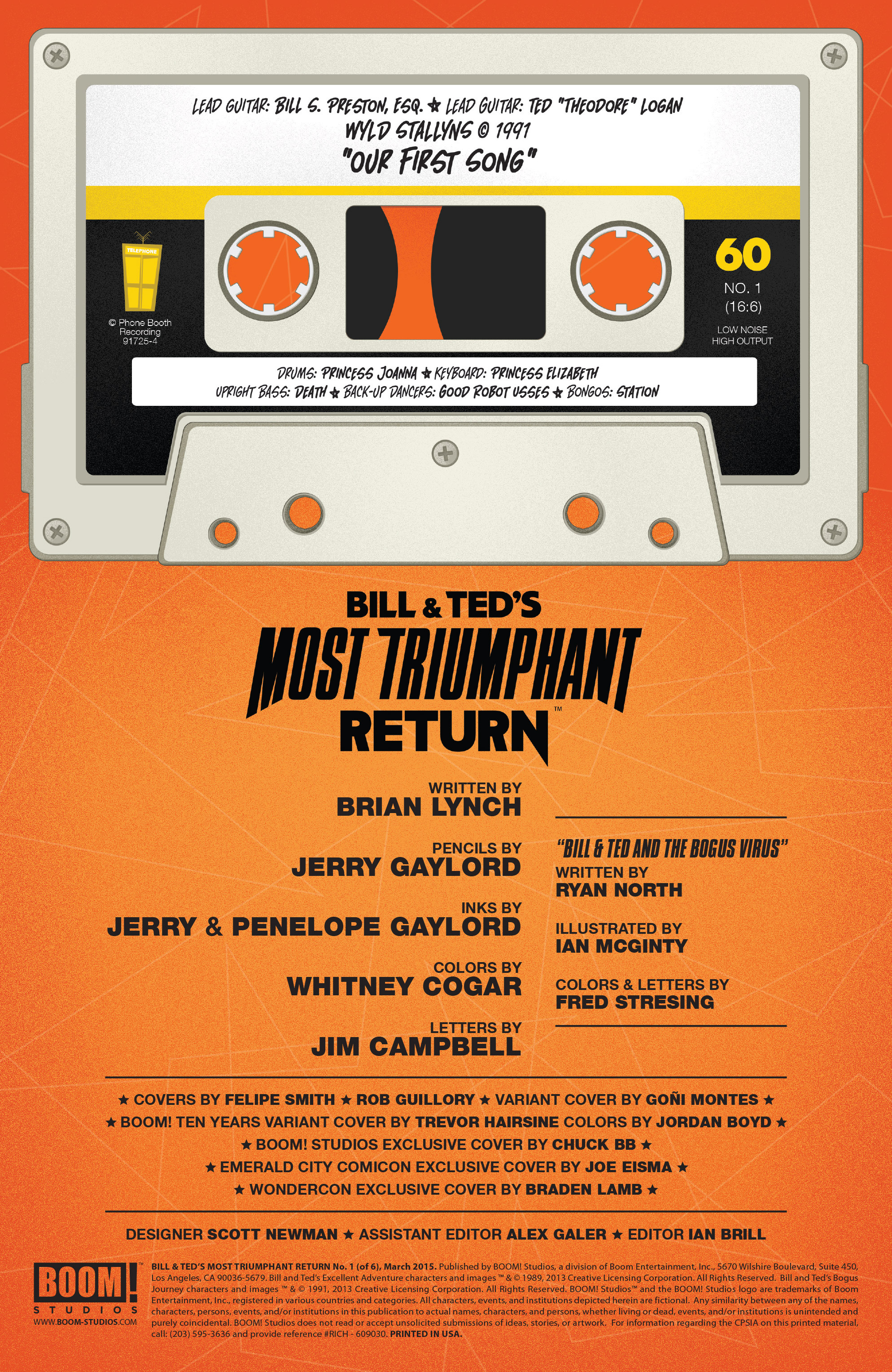 Read online Bill & Ted's Most Triumphant Return comic -  Issue #1 - 2