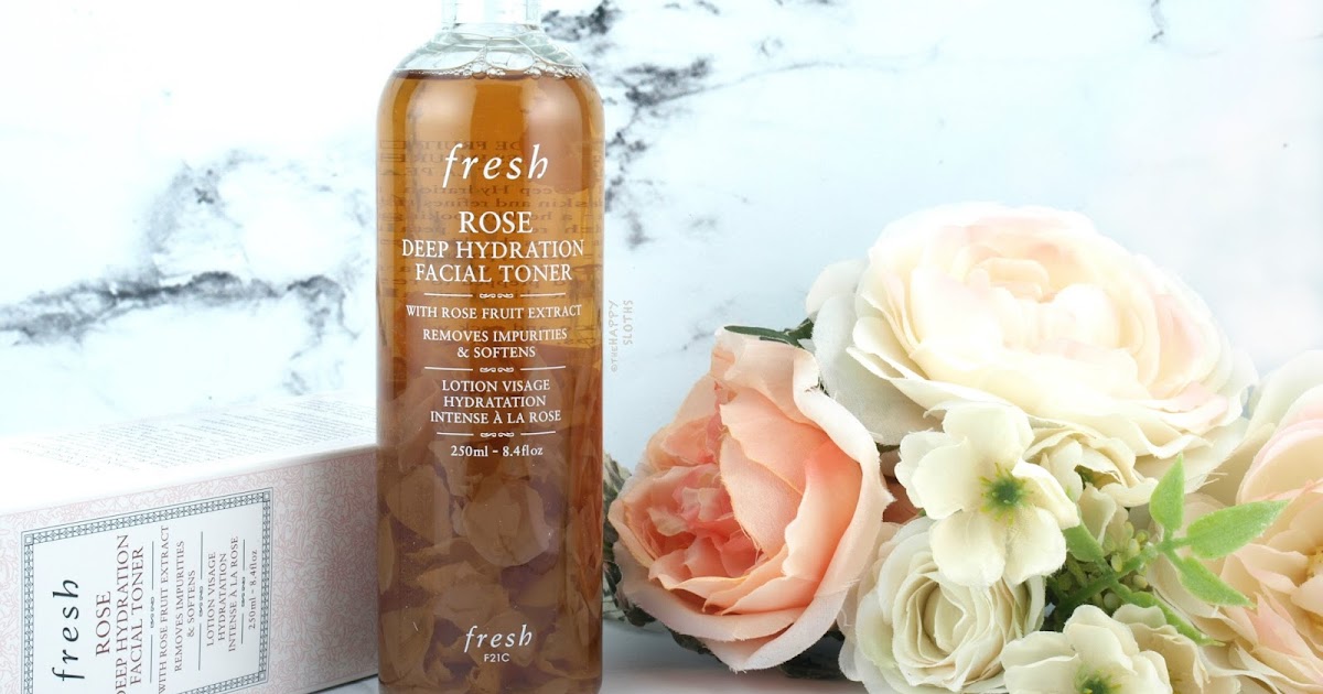 fresh rose deep hydration facial toner 250ml