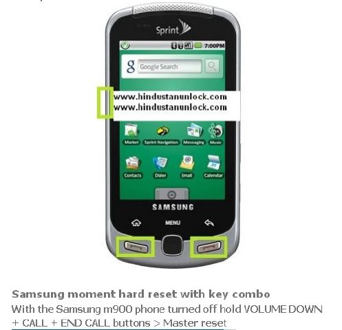 Samsung galaxy s2 plus hard reset