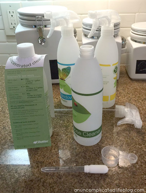 #Shaklee cleaning starter kit - gives you everything you need to mix your own nontoxic cleaners!