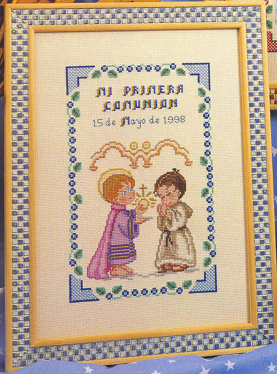 Graficos Punto De Cruz Gratis Primera Comunion 31 Bautizo 3