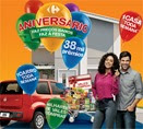 Como faço para participar promoção Carrefour aniversário 2013 38 anos