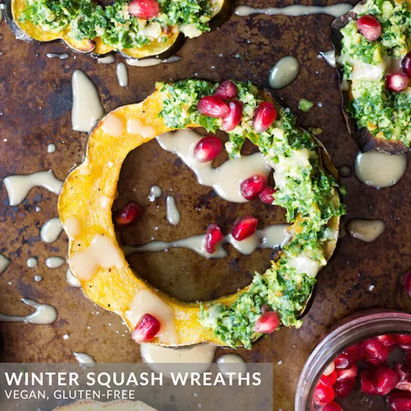  Winter Squash Wreaths by Food By Mars