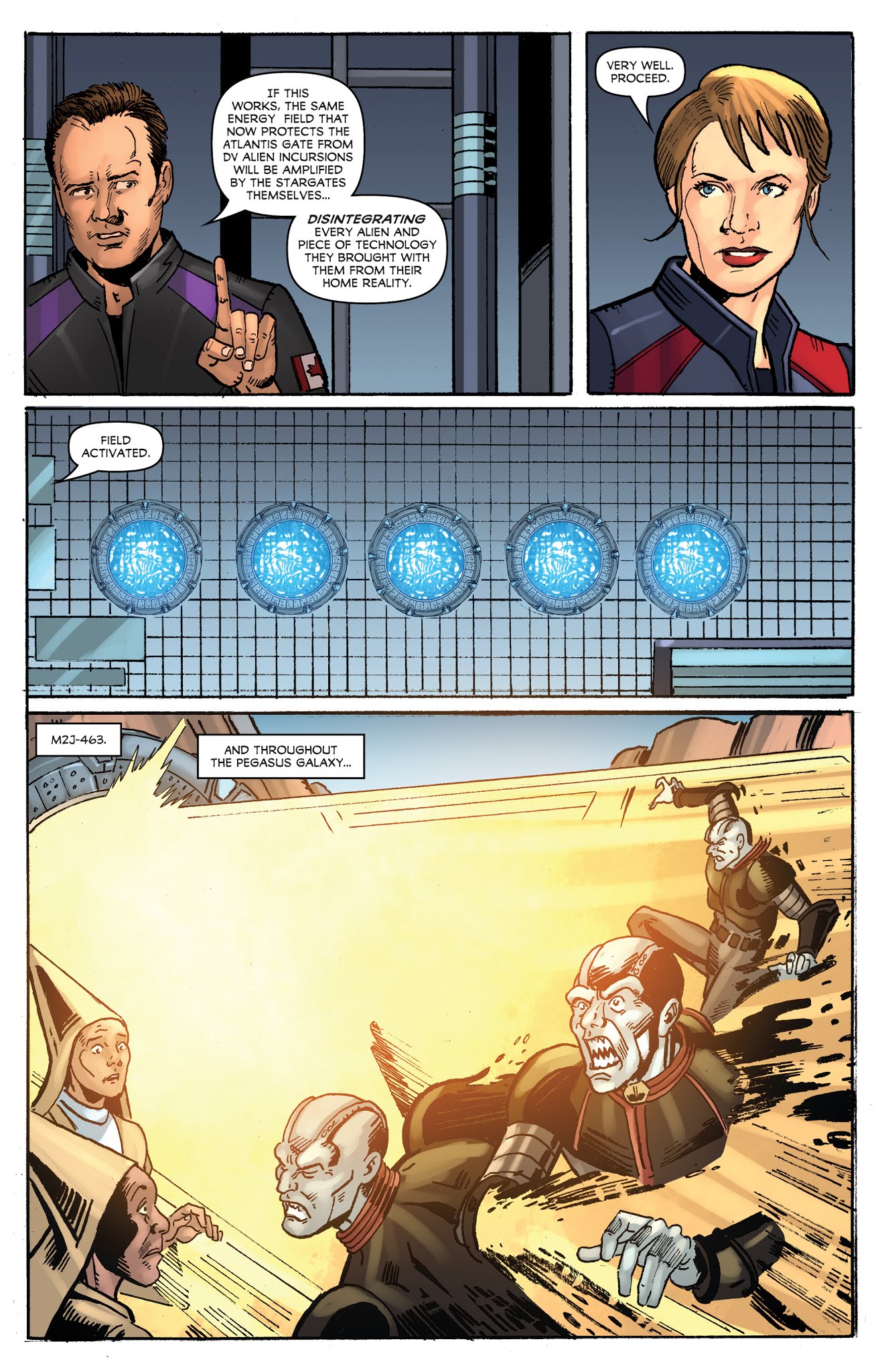 Read online Stargate Atlantis: Singularity comic -  Issue #3 - 15