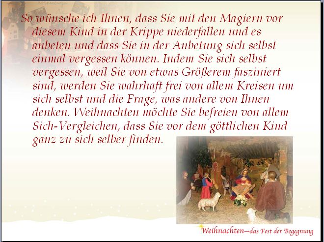 Spruch des tages für den dezember Interviewseite Helga König und Peter J. König- Buch, Kultur und
