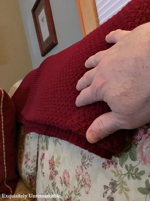 Red Cotton Throw