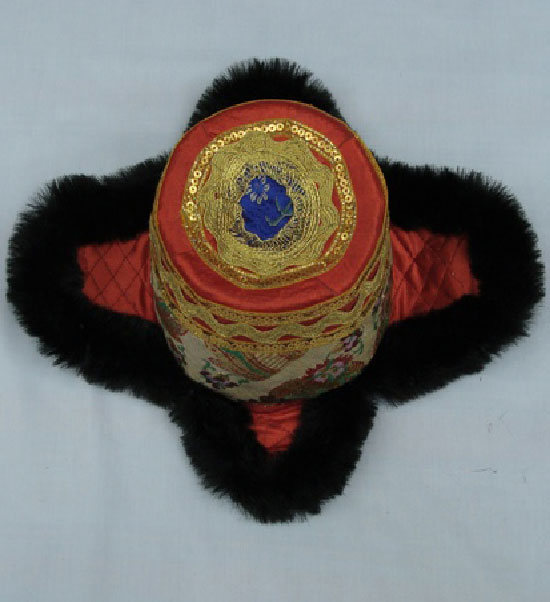 Tibetan Handloom Tibetan Ladies Fur Hat