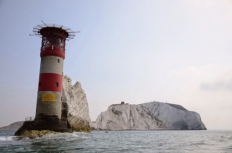 The Needles Lighthouse, Isle of Wight, UK