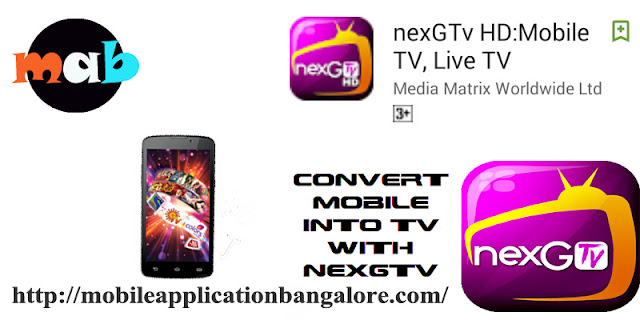nexGTv HD-Mobile Entertainment movie App