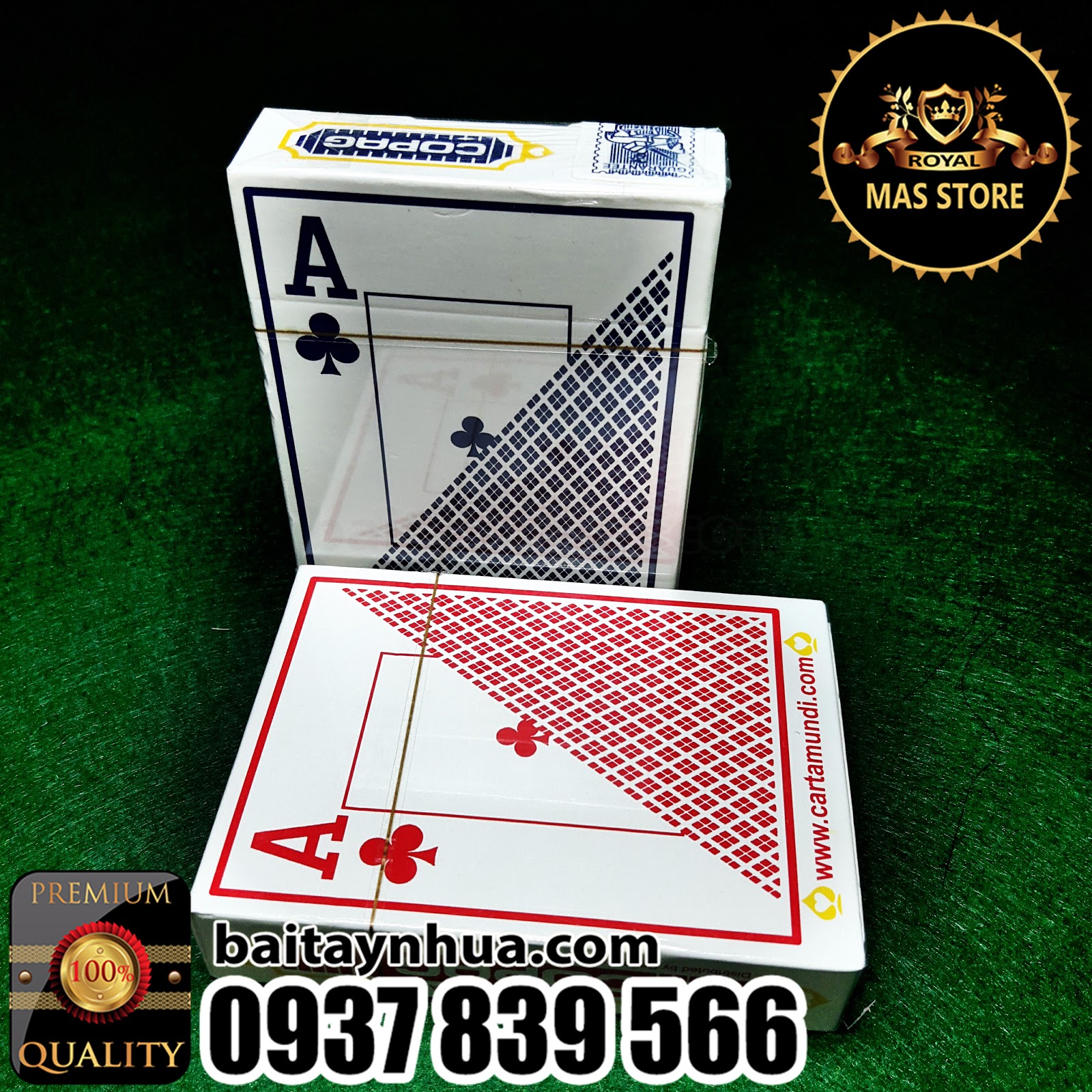 Bài Tây Nhựa ROYAL CAO CẤP - 100% Plastic - Made In Taiwan - Japan - 26