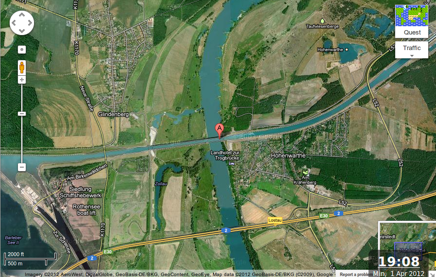 Magdeburg Water Bridge : Jembatan Air terpanjang di Dunia | horizon