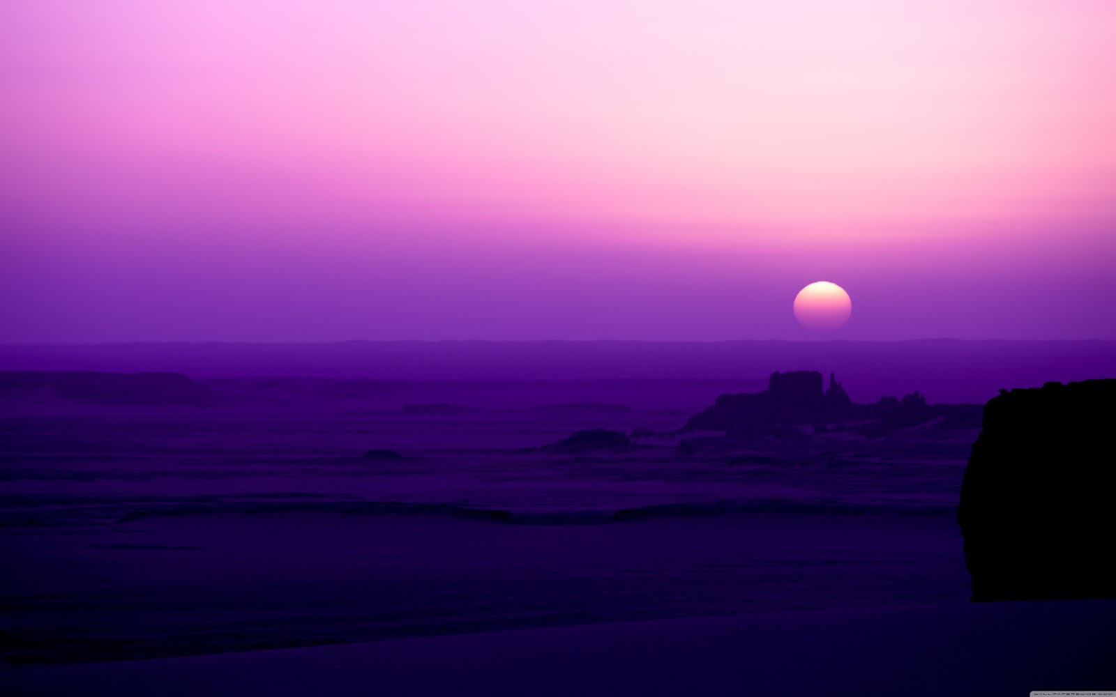 Purple Sunrise - HD Wallpapers