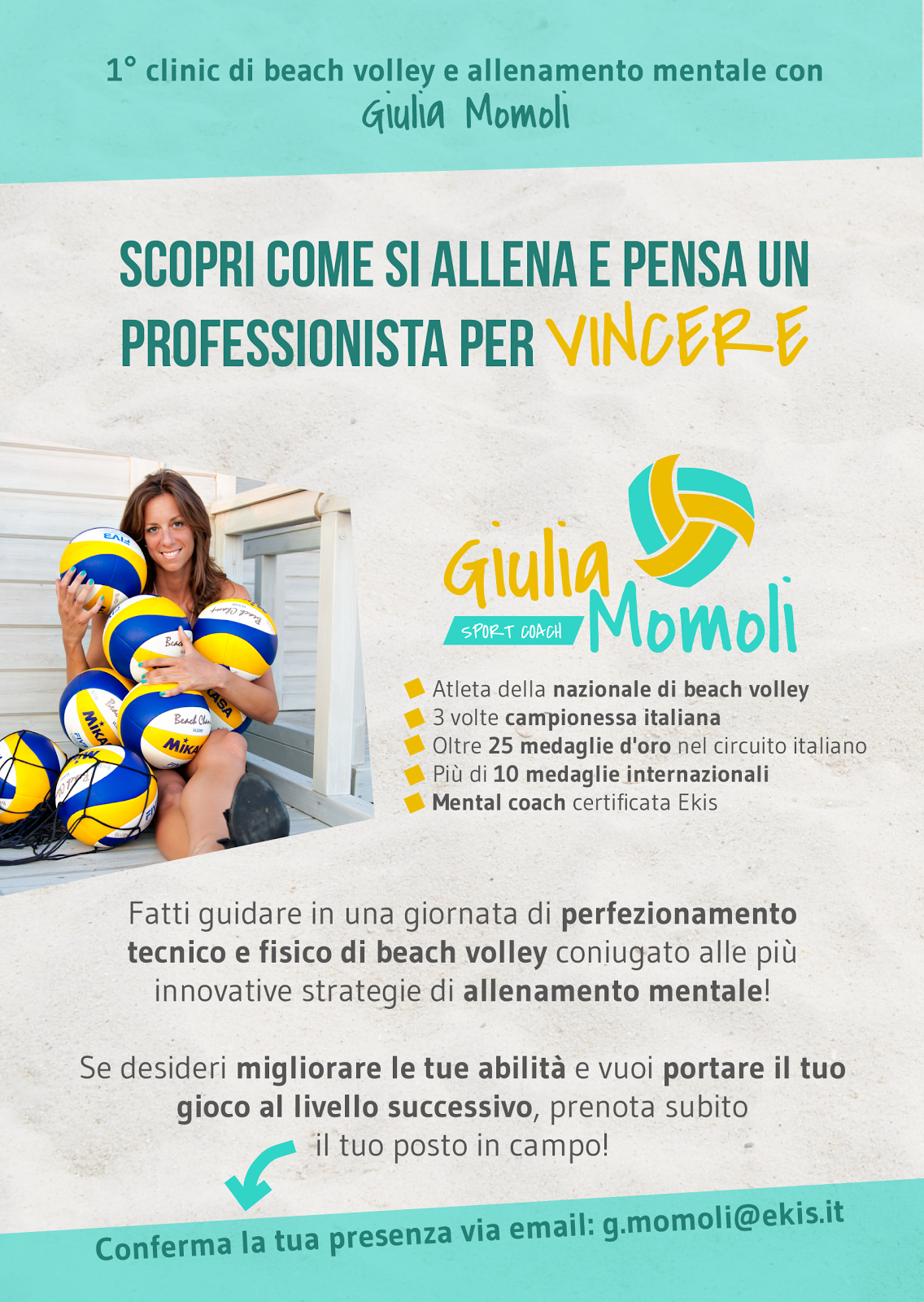 Vuoi che venga nella tua scuola o società sportiva? Contattami!