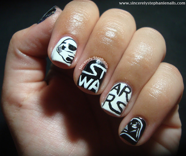 star wars nail art