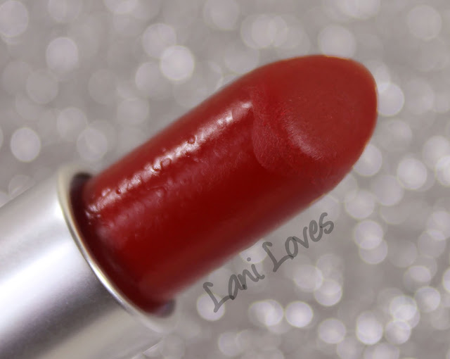 MAC Ruffian Red Lipstick Swatches & Review