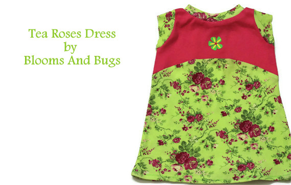 tea roses dress sewing pattern and tutorial