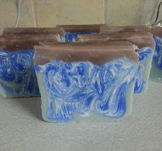 soap august dioxide titanium speckled bit too much left which added
