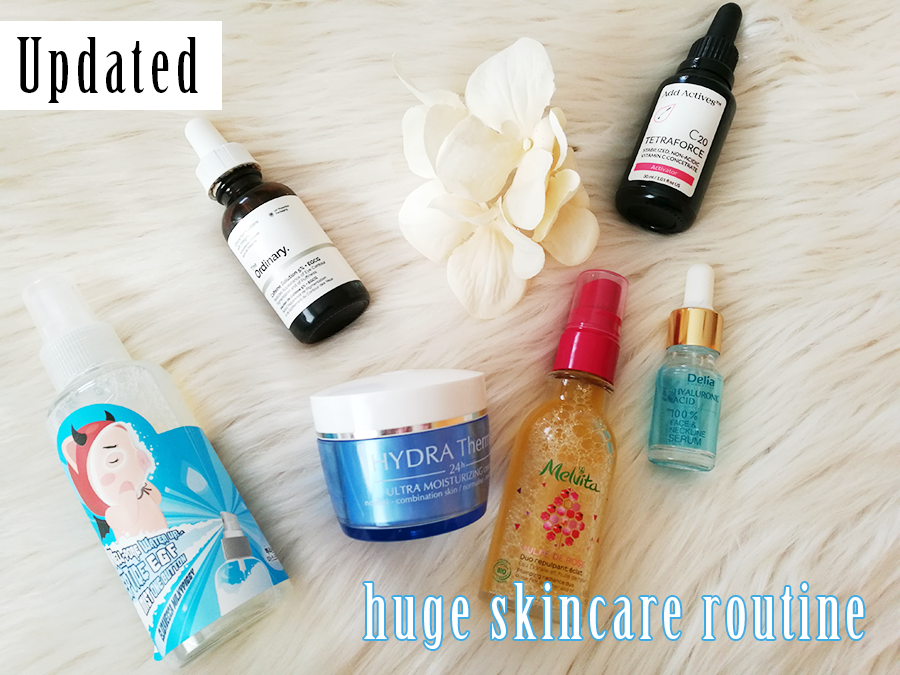 UPDATED Huge Skincare Routine