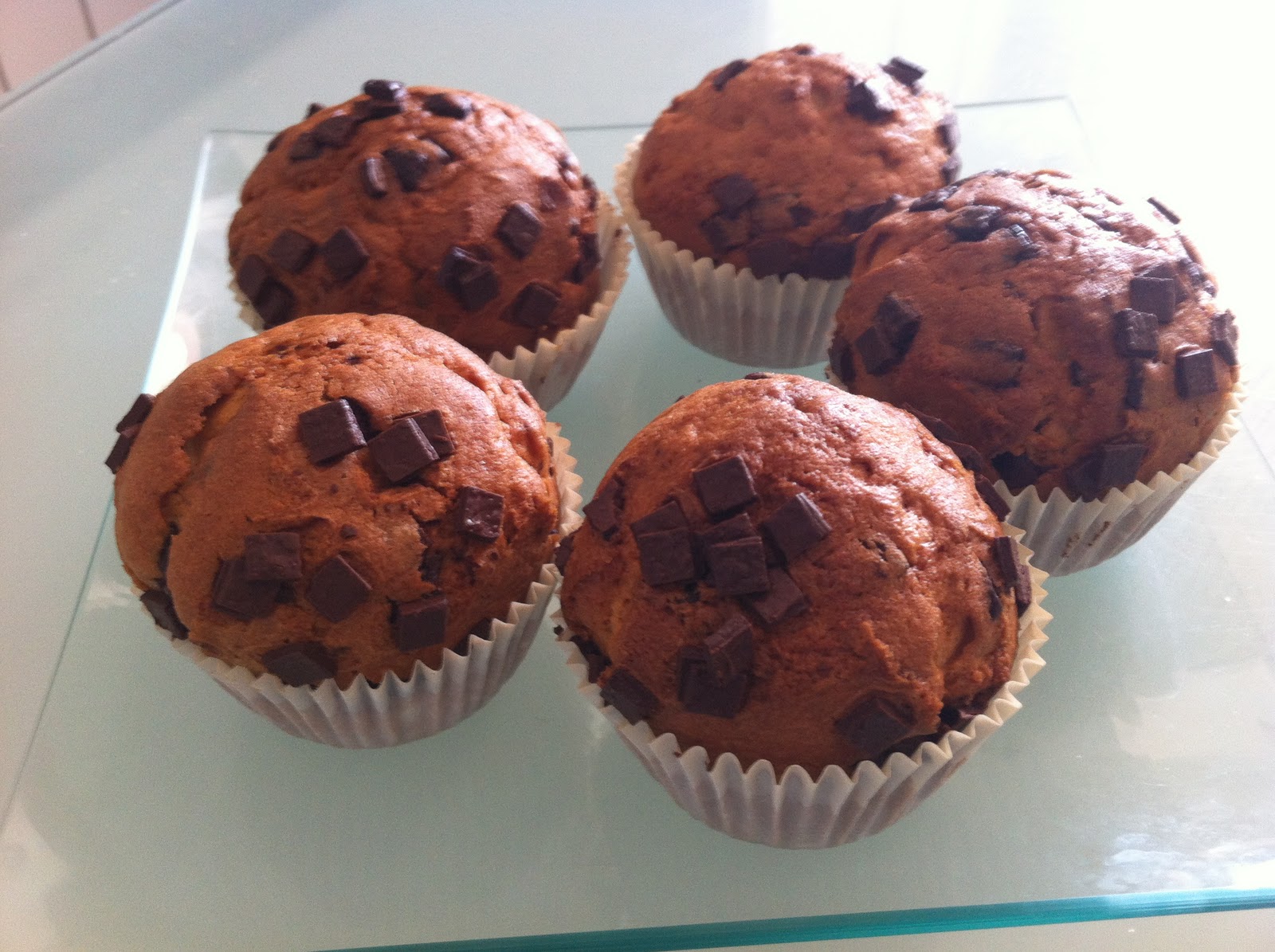 La Cocina de Pi MUFFINS CON PEPITAS DE CHOCOLATE GOURMAX