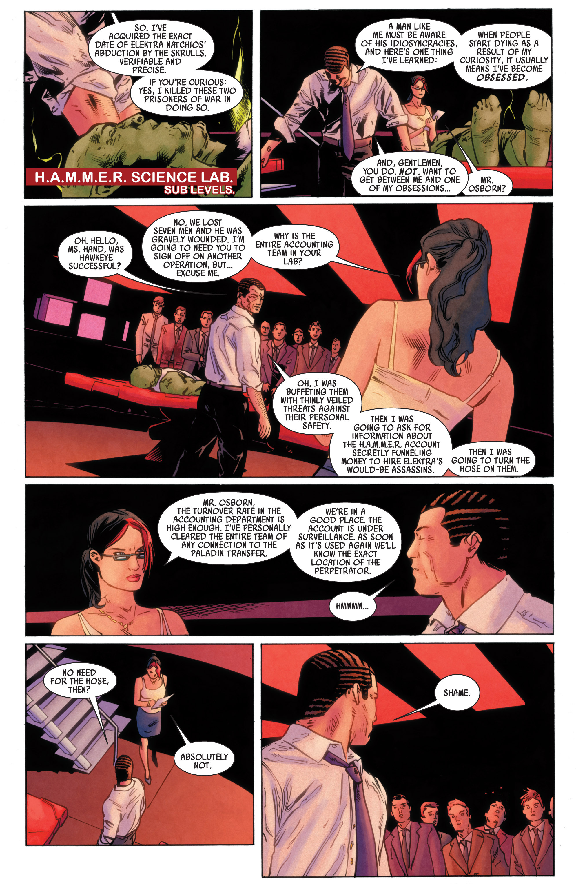 Read online Dark Reign: Elektra comic -  Issue #5 - 6