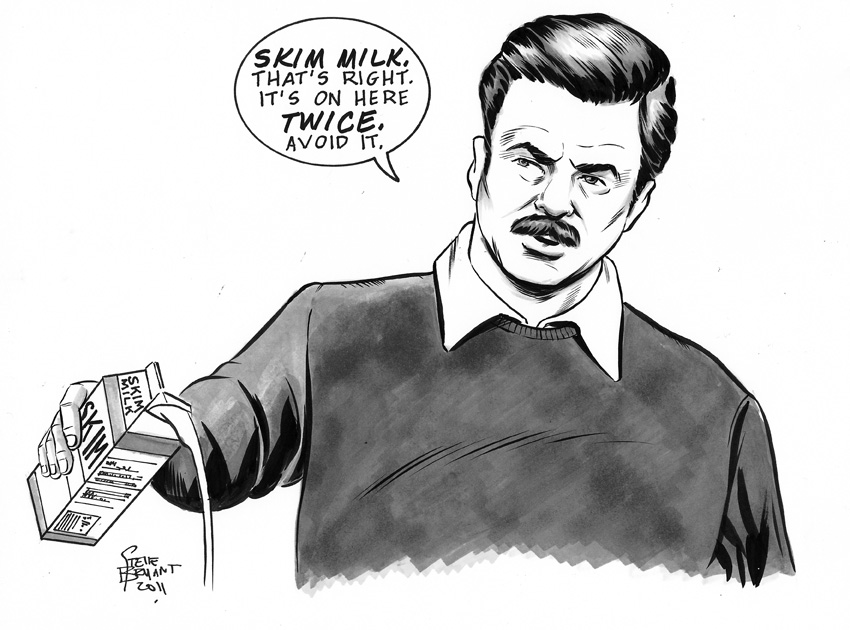 Atomic Tiki Studio Commission Ron Swanson
