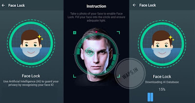 Face lock Application for Android