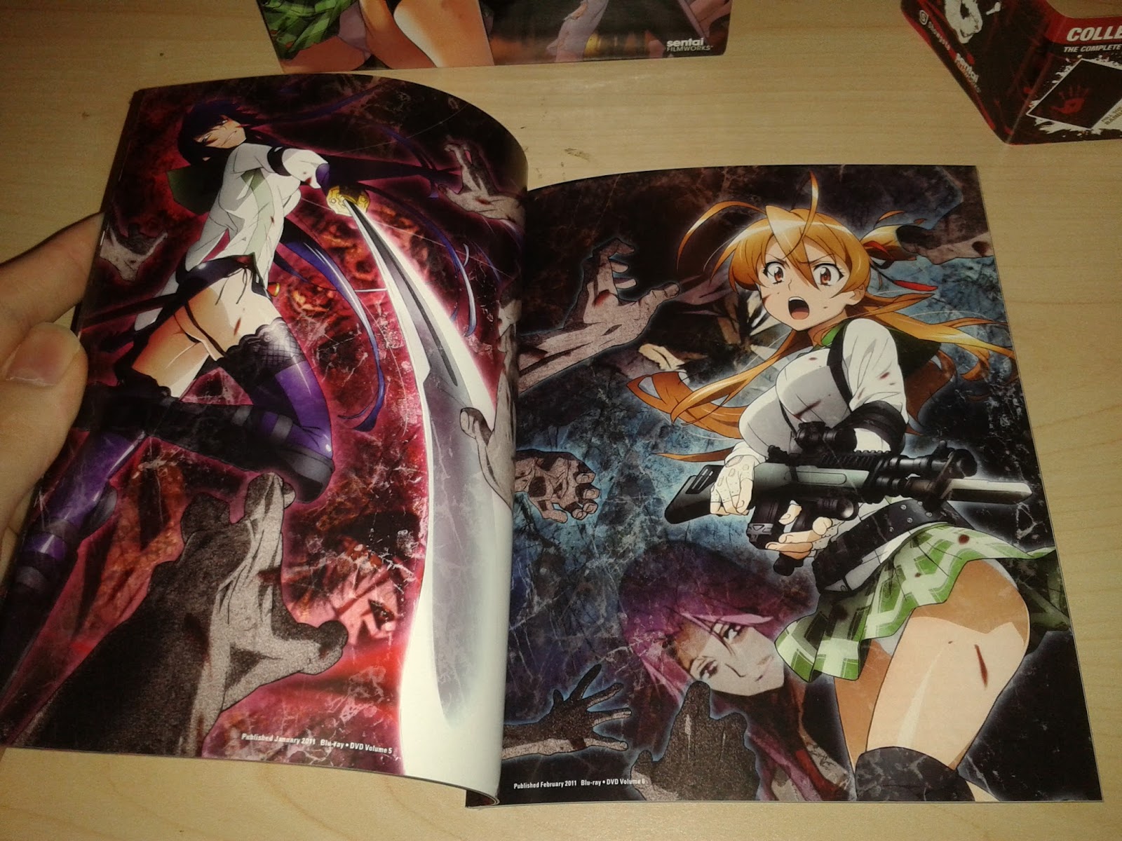 The Normanic Vault: Unboxing [UK]: Highschool of the Dead