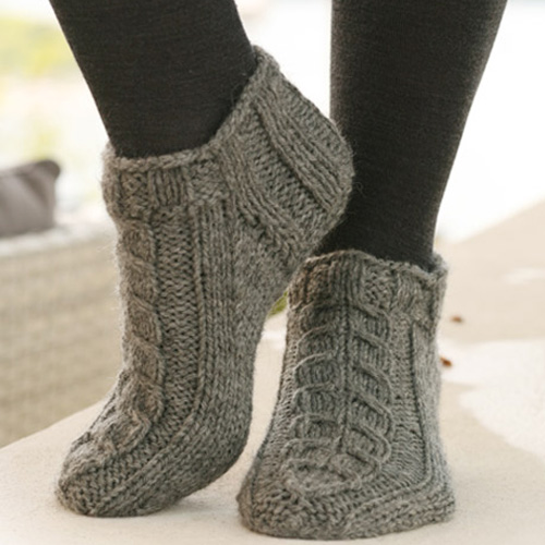 Beautiful Skills - Crochet Knitting Quilting : Alaska Knitted Ankle ...